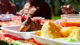 Seltsamste Lebensmittel: gebratenes Meerschweinchen mit Kartoffel