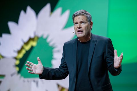 Die Grünen: Robert Habeck beim Parteitag der Grünen