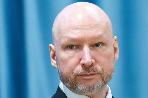 Anders Behring Breivik Anfang Januar 2024 vor Gericht