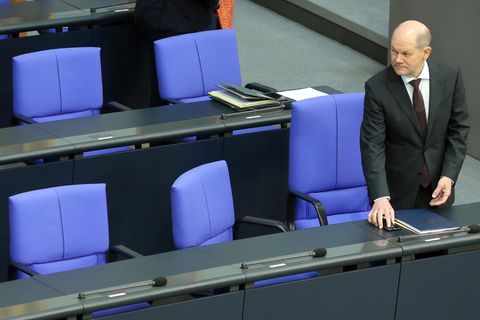 Es wird langsam einsam um Olaf Scholz