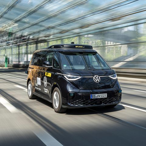 Für die Robo-Taxen wird man auf den VW-Elektro-Bulli ID.Buzz setzen