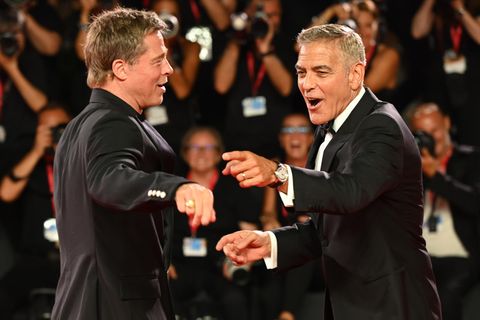 George Clooney und Brad Pitt in Venedig