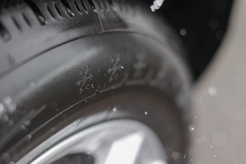 Winterreifen Nahaufnahme