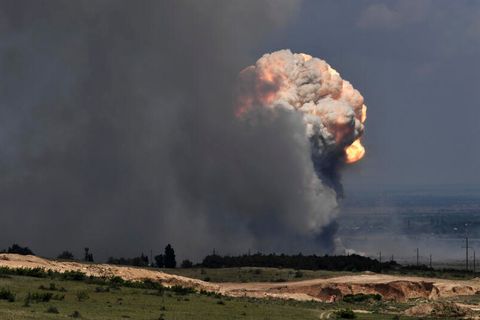 Ukraine: Eine Explosion auf der Krim