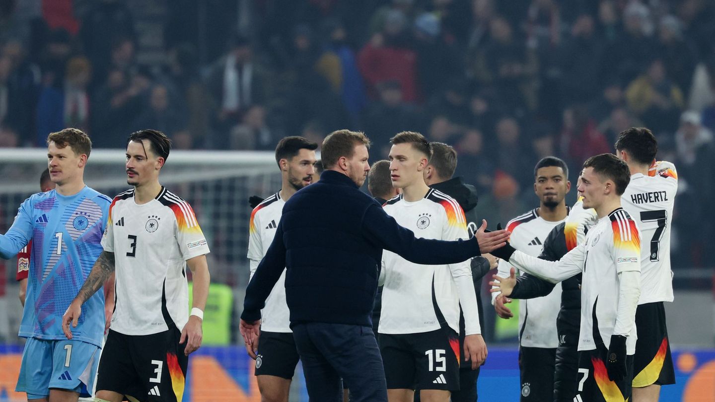 Fußball-Nationalmannschaft: Nagelsmann drückt Auge zu: Haken an das Ungarn-Spiel