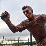 Statue von Lionel Messi in Buenos Aires