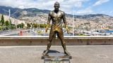 Statue von Cristiano Ronaldo auf Madeira