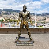 Statue von Cristiano Ronaldo auf Madeira