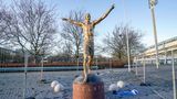 Statue von Zlatan Ibrahimovic in Malmö