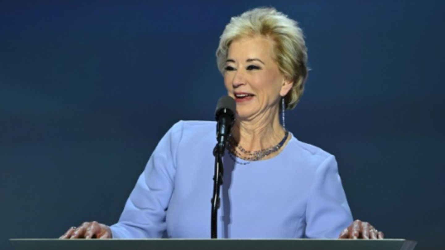 Linda McMahon beim Parteitag der Republikaner