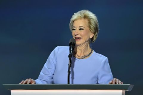 Linda McMahon beim Parteitag der Republikaner