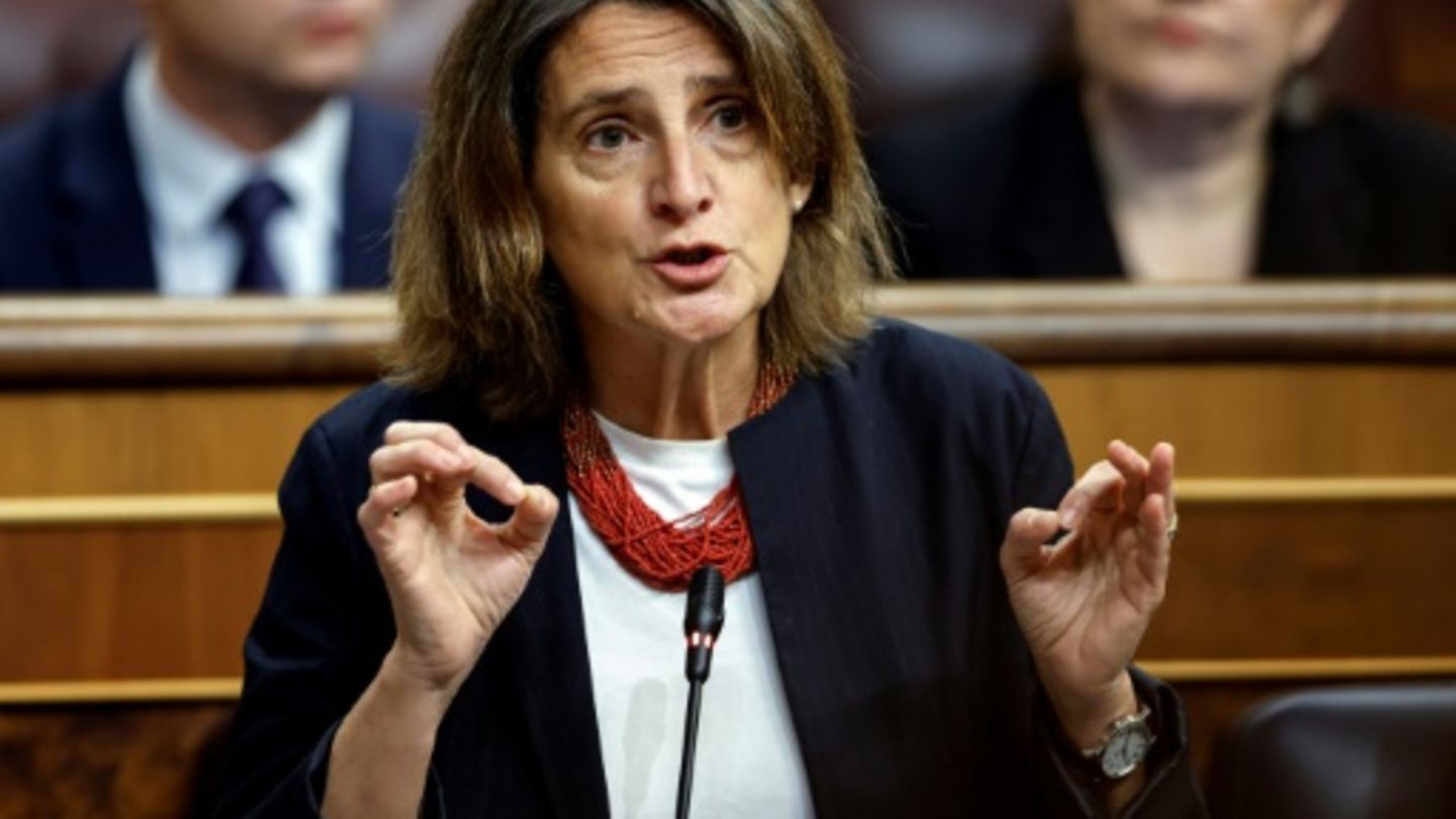 Die spanische Kommissionskandidatin Teresa Ribera in Madrid