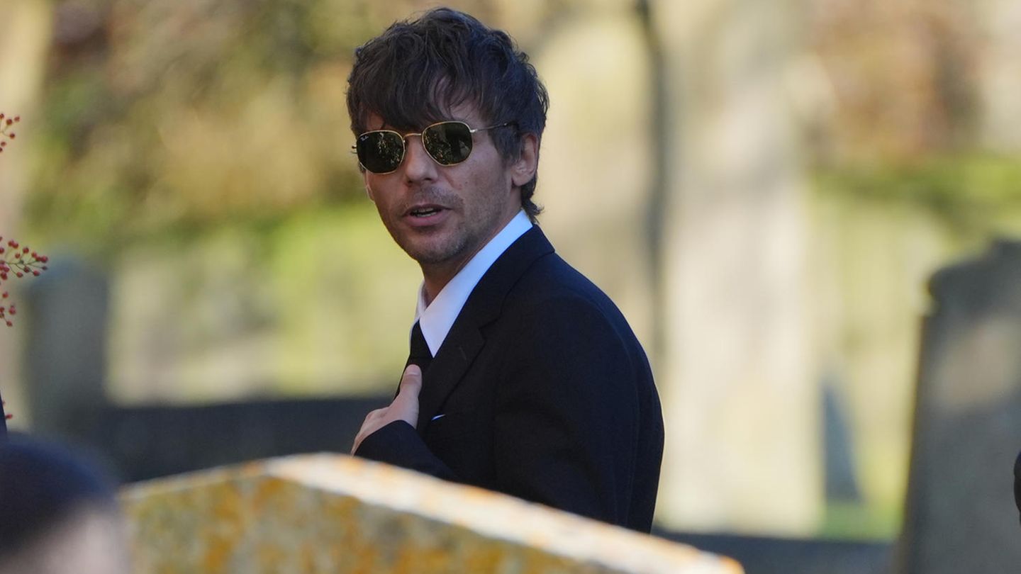 Louis Tomlinson bei Trauerfeier von Liam Payne