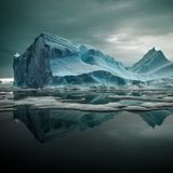 Eisberg in der Arktis