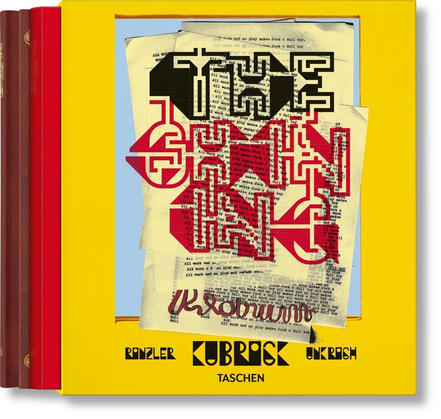 Bildband: TASCHEN Hg. Lee Unkrich Stanley Kubrick's The Shining Hardcover, 2 Bände im Schuber, 20,0 x 22,0 cm, 3,71 kg, 1396 Seiten 100 Euro www.taschen.com TASCHEN Hg. Lee Unkrich Stanley Kubrick's The Shining Hardcover, 2 Bände im Schuber, 20,0 x 22,0 cm, 3,71 kg, 1396 Seiten 100 Euro www.taschen.com