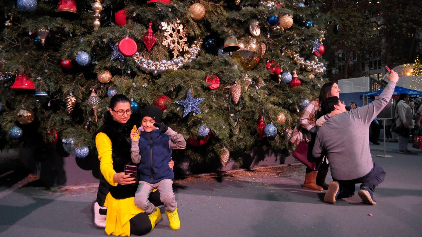 Weihnachtsmarkt in New York