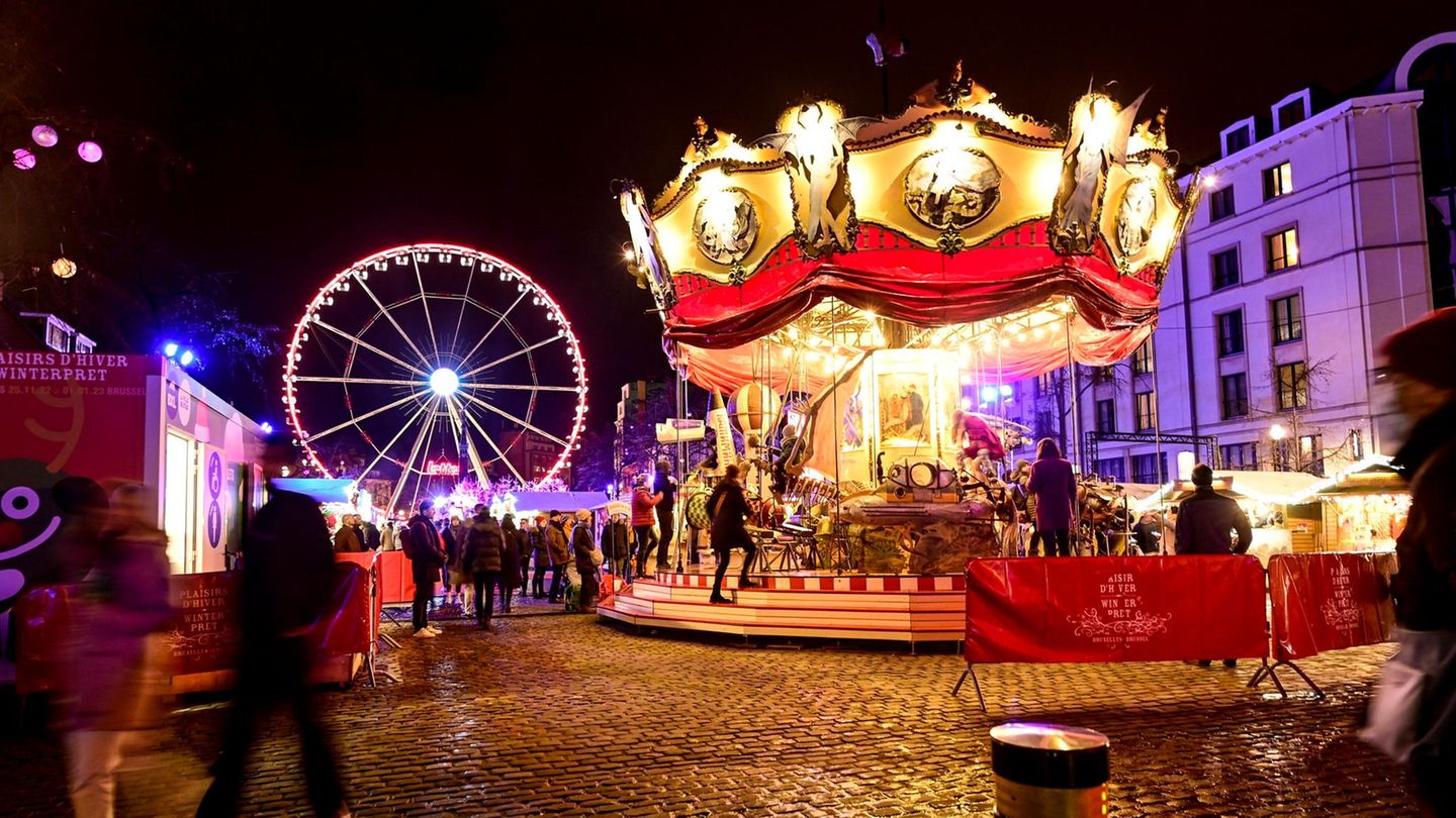 Weihnachtsmarkt in Brüssel