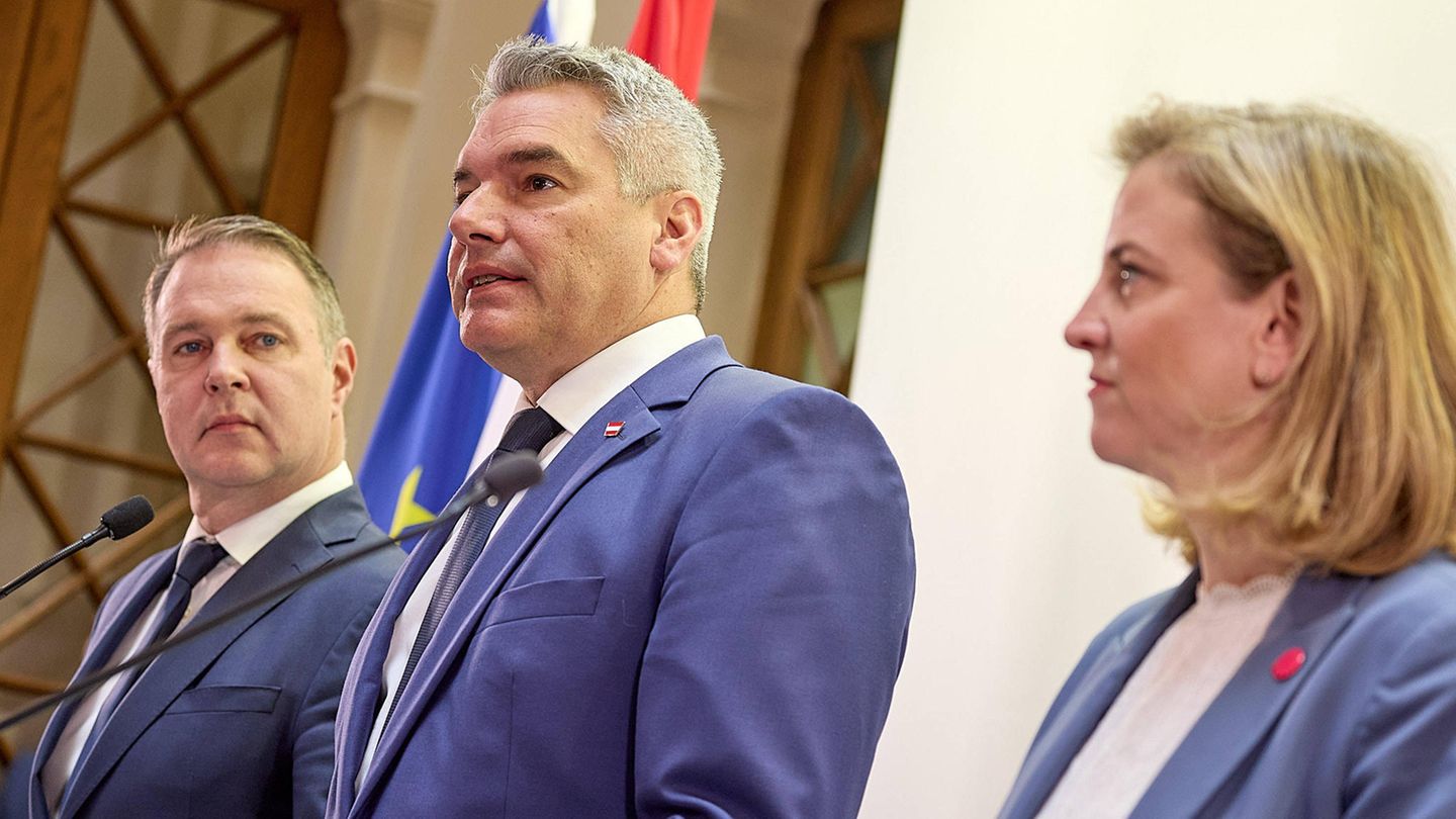 Ösi-Ampel: Babler, Nehammer, Meinl-Reisinger