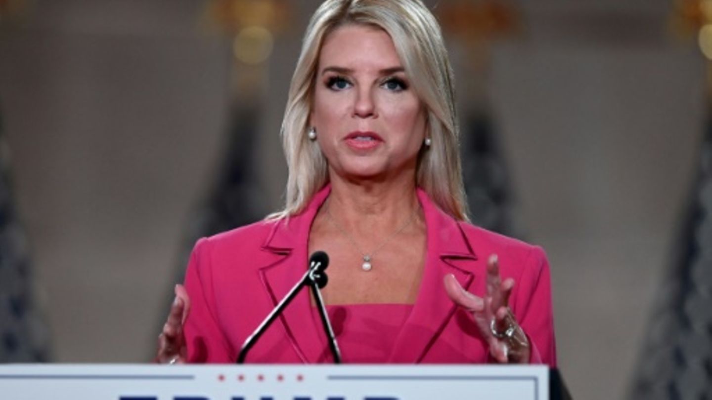 Pam Bondi im Jahr 2020 beim Parteitag der Republikaner