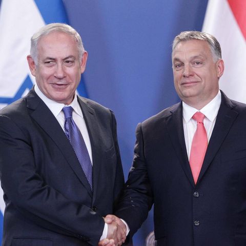 Israels Ministerpräsident Benjamin Netanjahu (l.) und Ungarns Regierungschef Viktor Orban