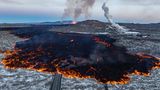 Lavafeld in Reykjanes