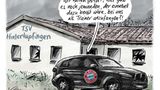 Halb Deutschland lachte im Sommer über die zunehmend verzweifelter geführte Trainersuche des FC Bayern - Stuttmann amüsierte sich mit 