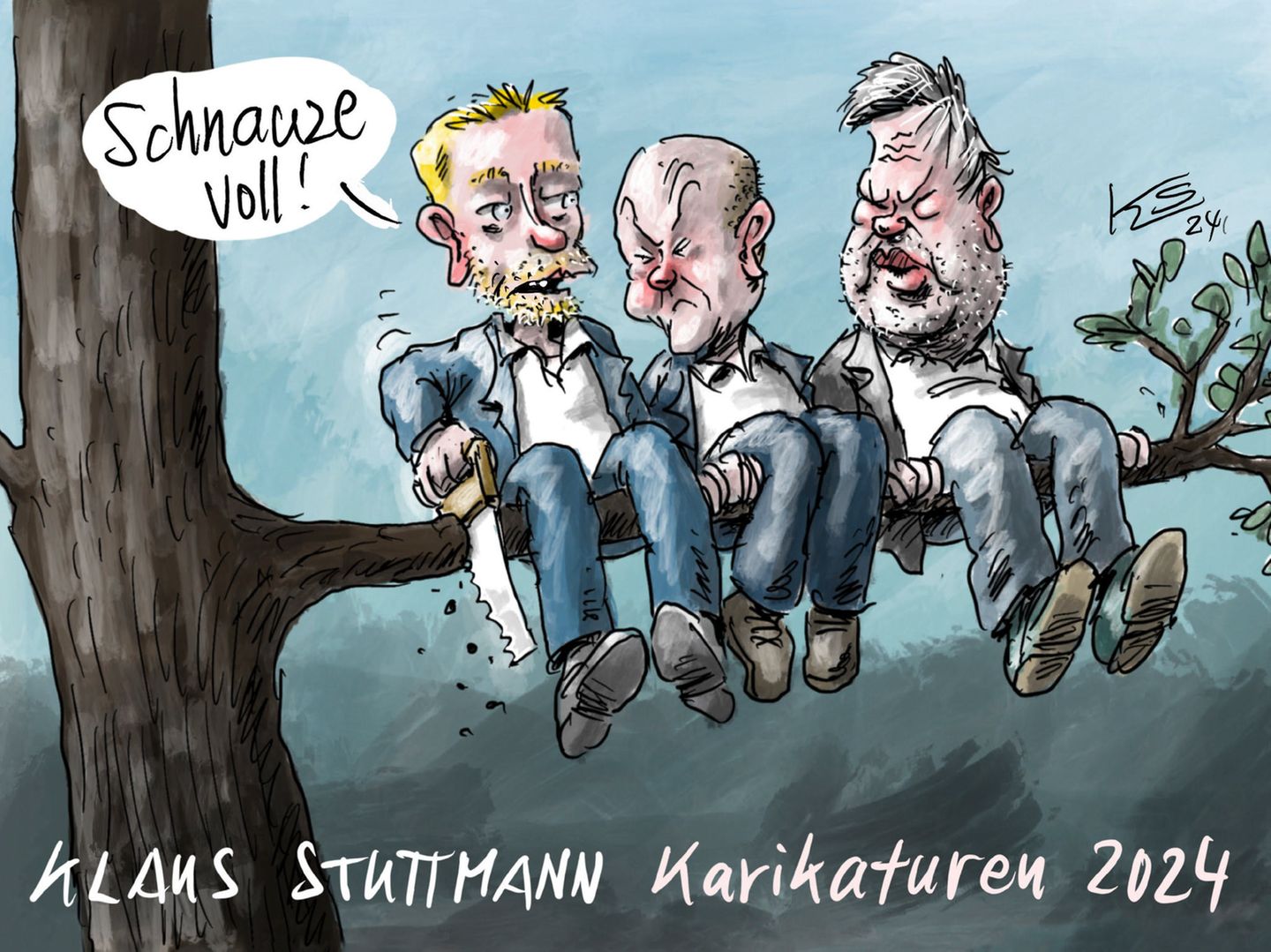 "Schnauze voll! - Karikaturen 2024" von Klaus Stuttmann