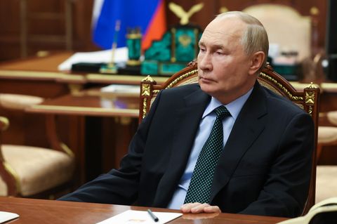 Wladimir Putin bei einem Treffen im Kreml vor wenigen Tagen