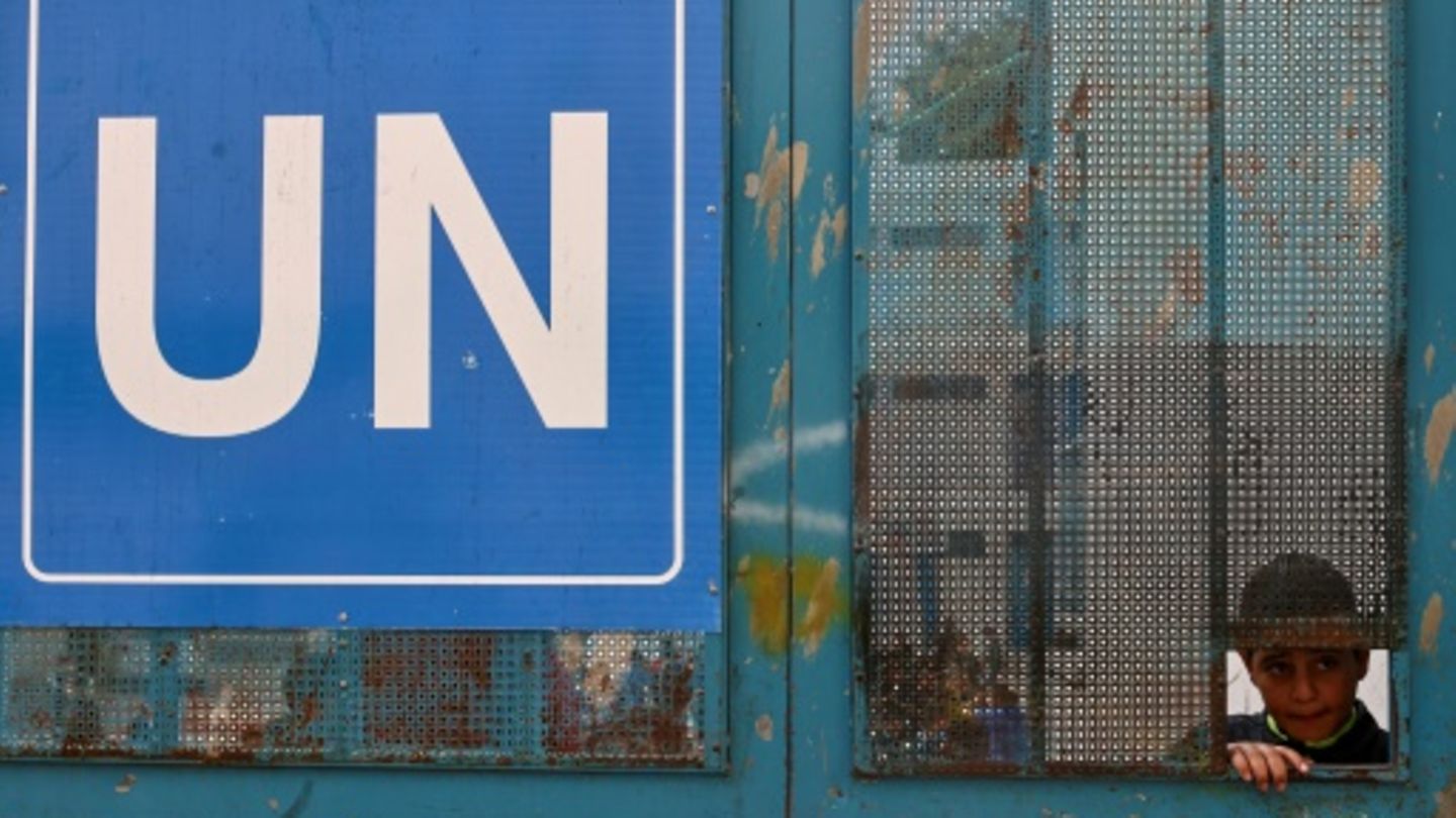 Palästinensisches Kind an von UNRWA geführter Schule im Westjordanland, 14.11.