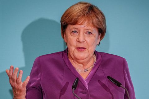 Angela Merkel auf der CDU-Feier zu ihrem 70. Geburtstag