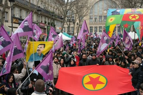 PKK-Demonstration in Paris im Januar
