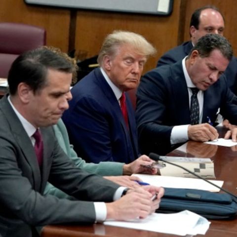Trump im April vor Gericht in New York