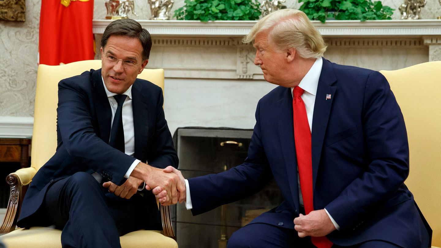Donald Trump and NATO Secretary General Mark Rutte met