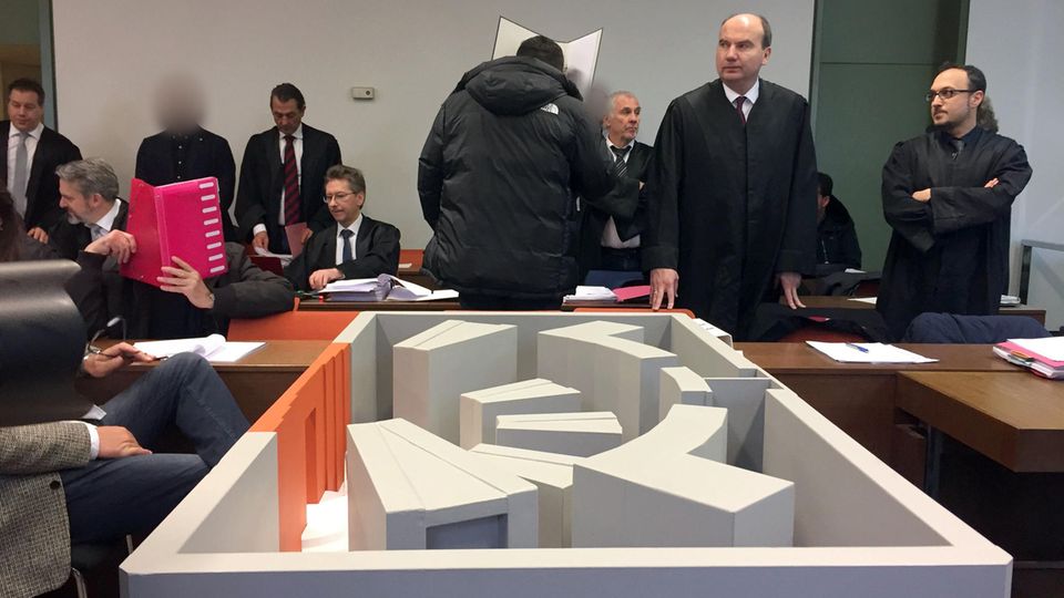 Ein Nachbau eines Tresorraums Ein Nachbau eines Tresorraums