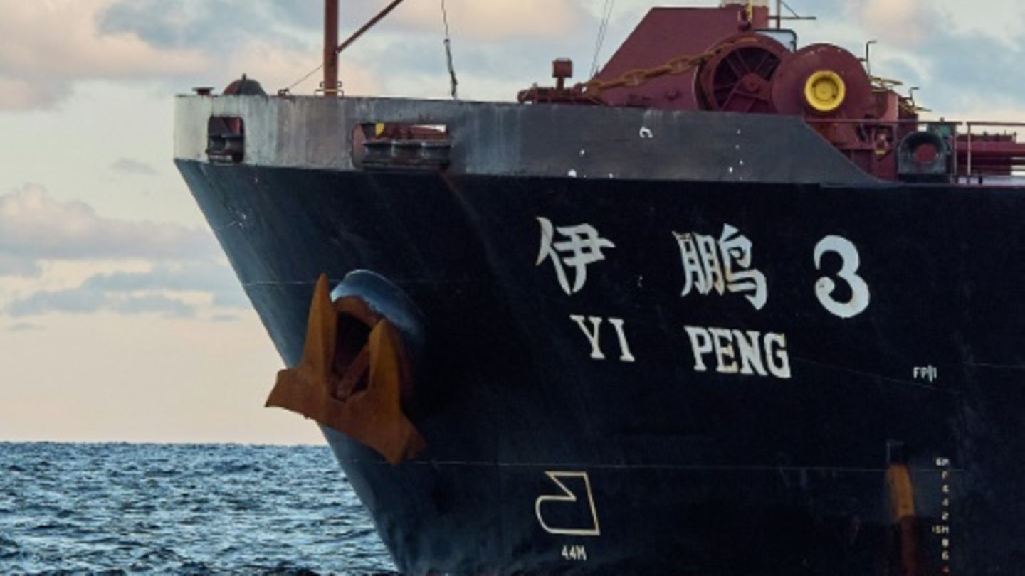 Das chinesische Schiff "Yi Peng 3"