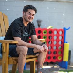 Thomas Beatie, 50, zu Hause in Phoenix, Arizona