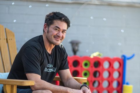 Thomas Beatie, 50, zu Hause in Phoenix, Arizona