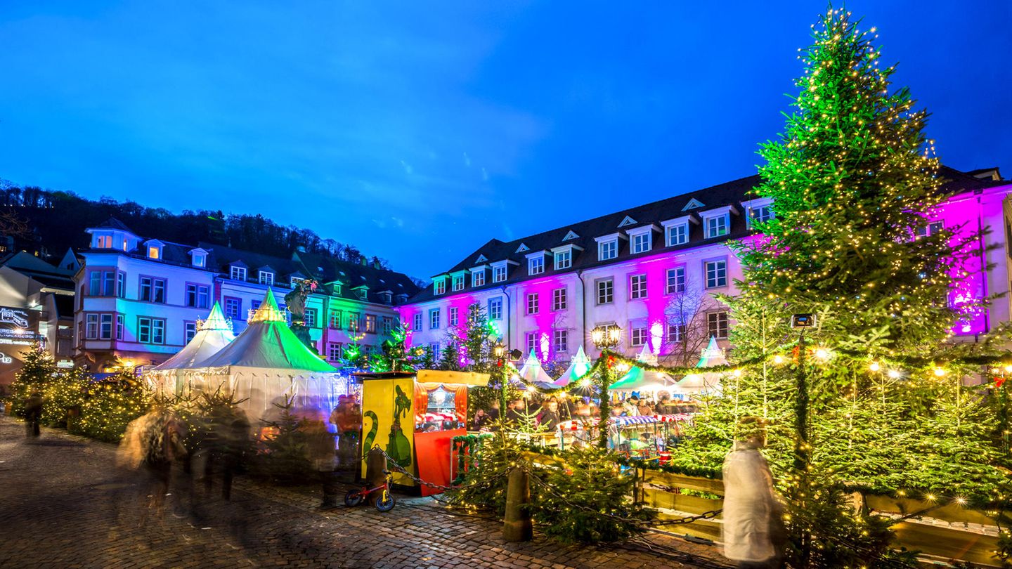 Baden-Württemberg Baden-Württemberg: Heidelberger Weihnachtsmarkt