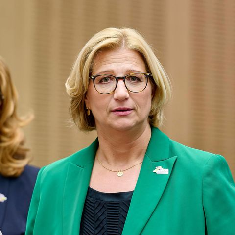 Anke Rehlinger at a meeting of the Federal Council