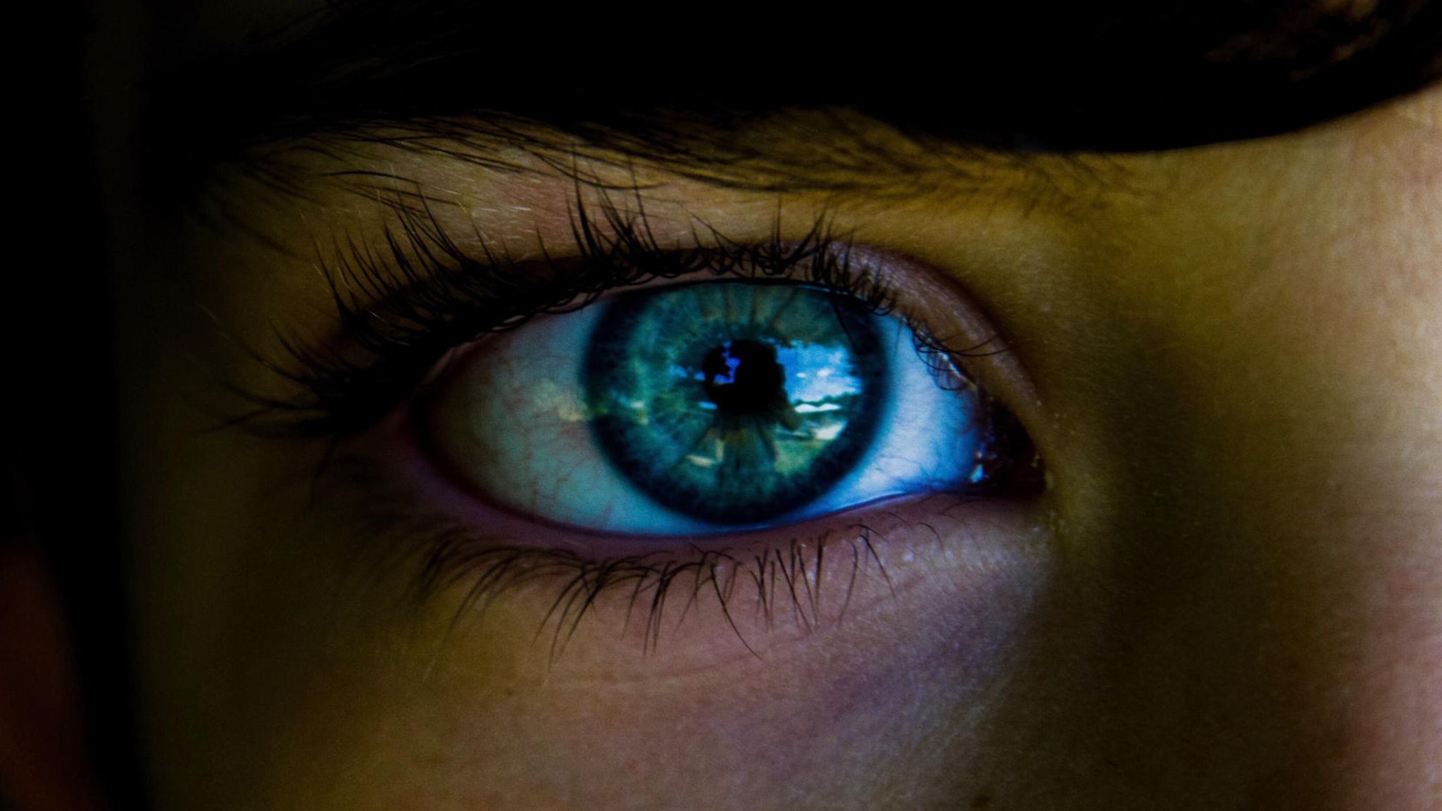Symbolbild Organhandel: Ein Auge in Nahaufnahme
