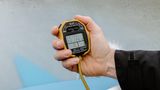 Spitzensport Hand mit Stoppuhr