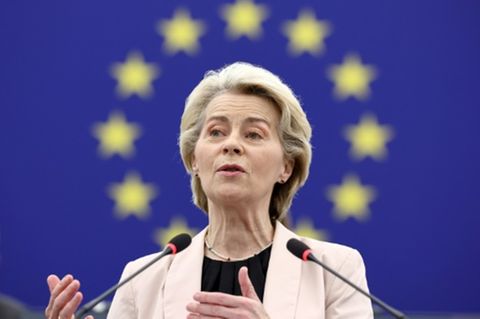 Ursula von der Leyen im Europaparlament