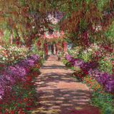Weg in Monets Garten in Giverny, 1902
