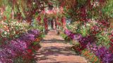 Weg in Monets Garten in Giverny, 1902