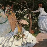 Frauen im Garten, 1866-1867