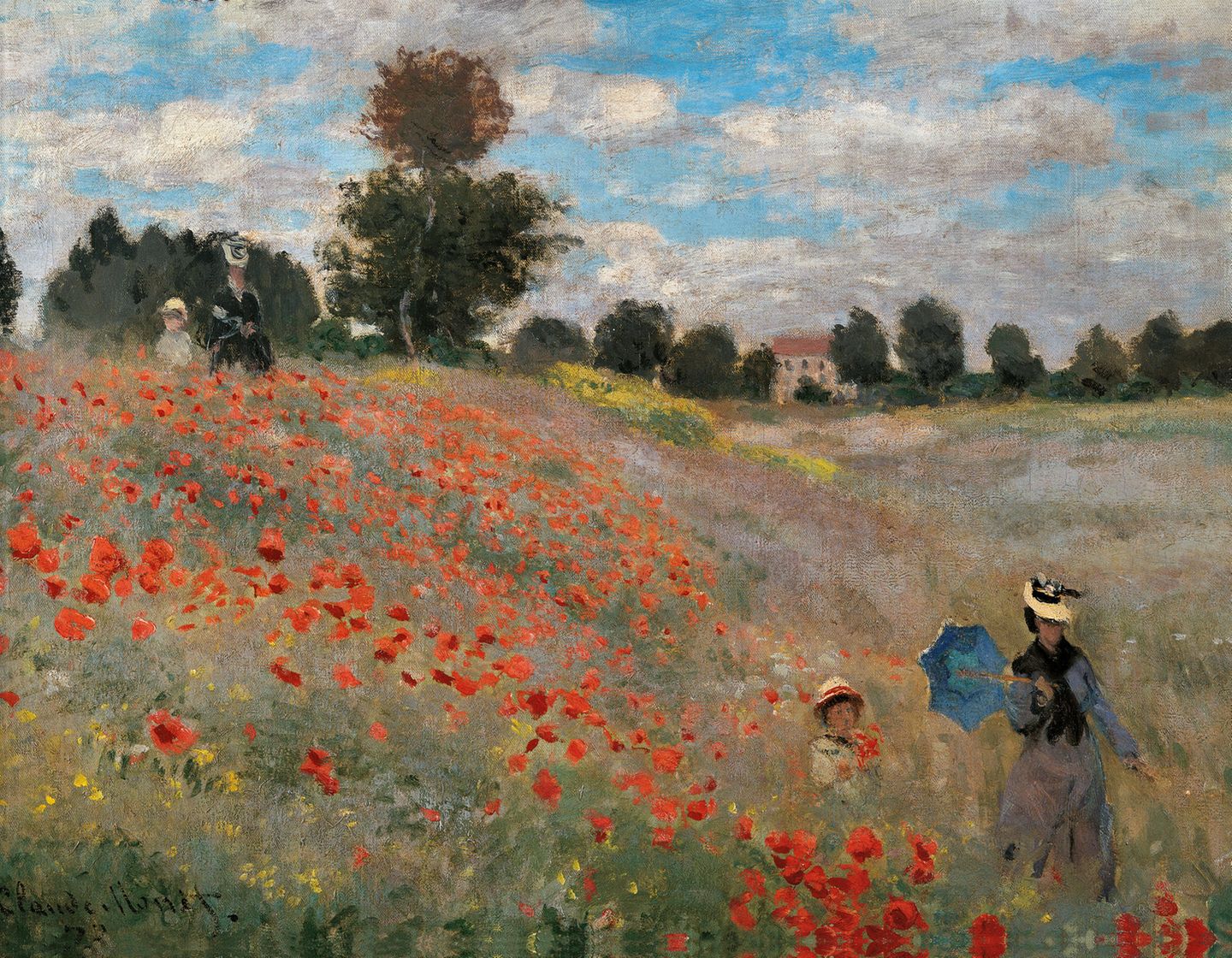 Mohnfeld bei Argenteuil, 1873 Mohnfeld bei Argenteuil, 1873