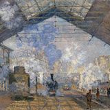 Der Bahnhof Saint-Lazare, 1877