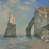 Die Klippen von Etretat, 1885