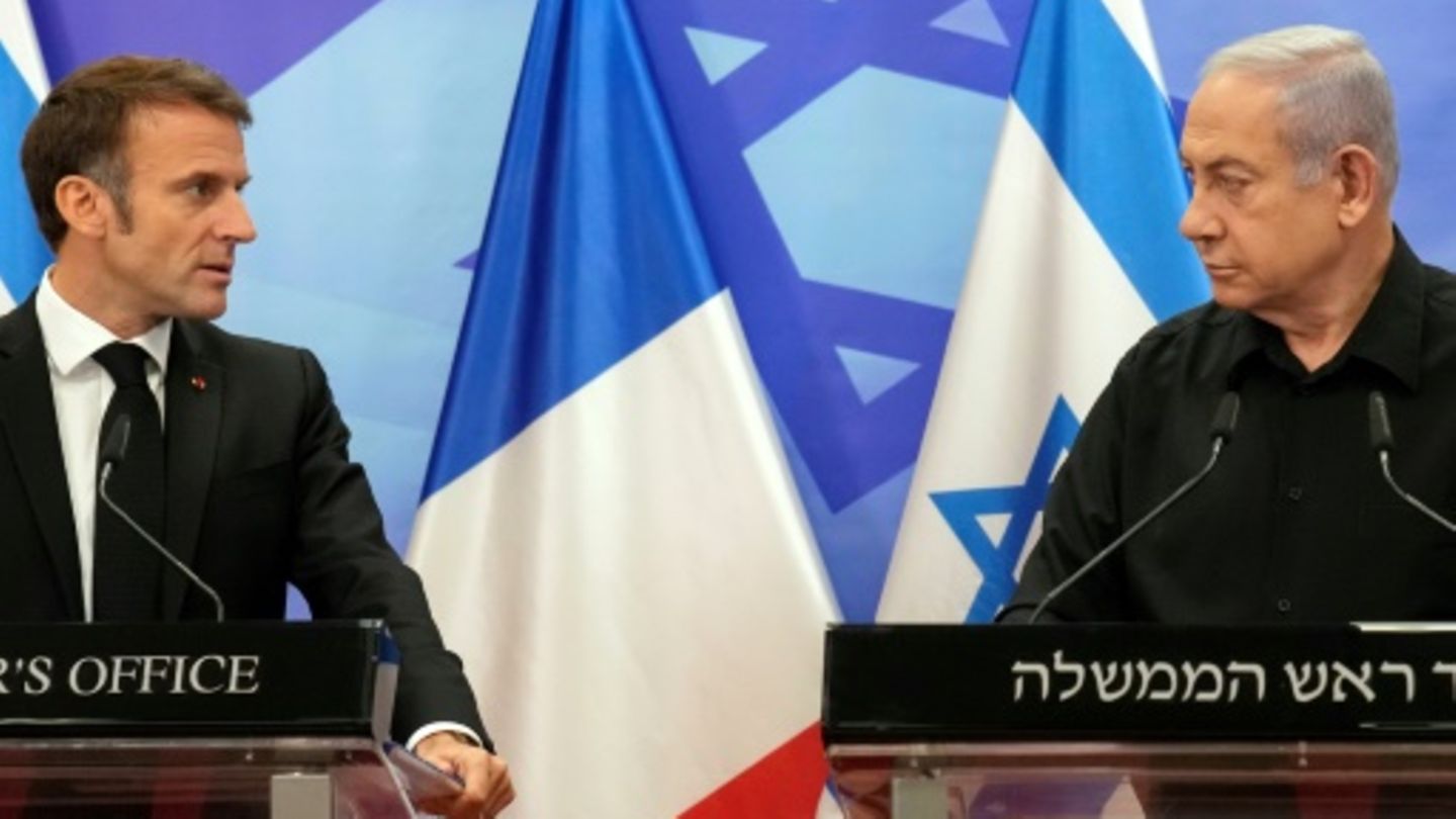 Emmanuel Macron und Benjamin Netanjahu
