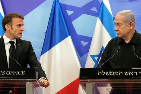 Emmanuel Macron und Benjamin Netanjahu